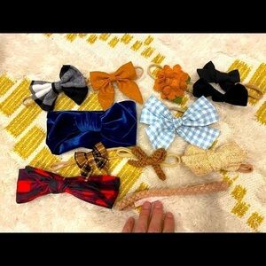 Holiday themed bows!